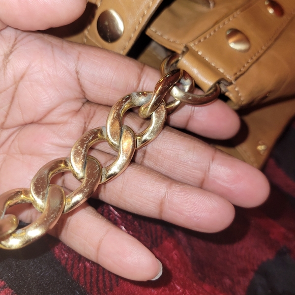 Vintage leather Studded Michael Kors chain bag - Picture 7 of 9